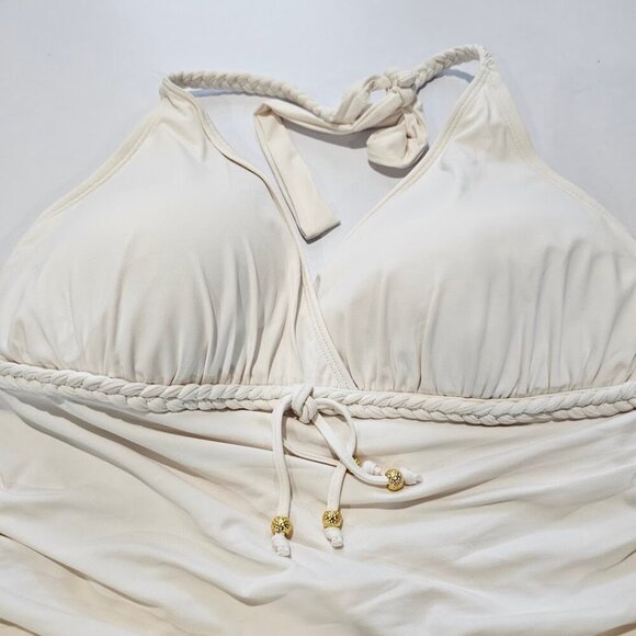 Bleu by Rod Beattie Braid-Trim Empire One-Piece Swimsuit - Picture 6 of 10